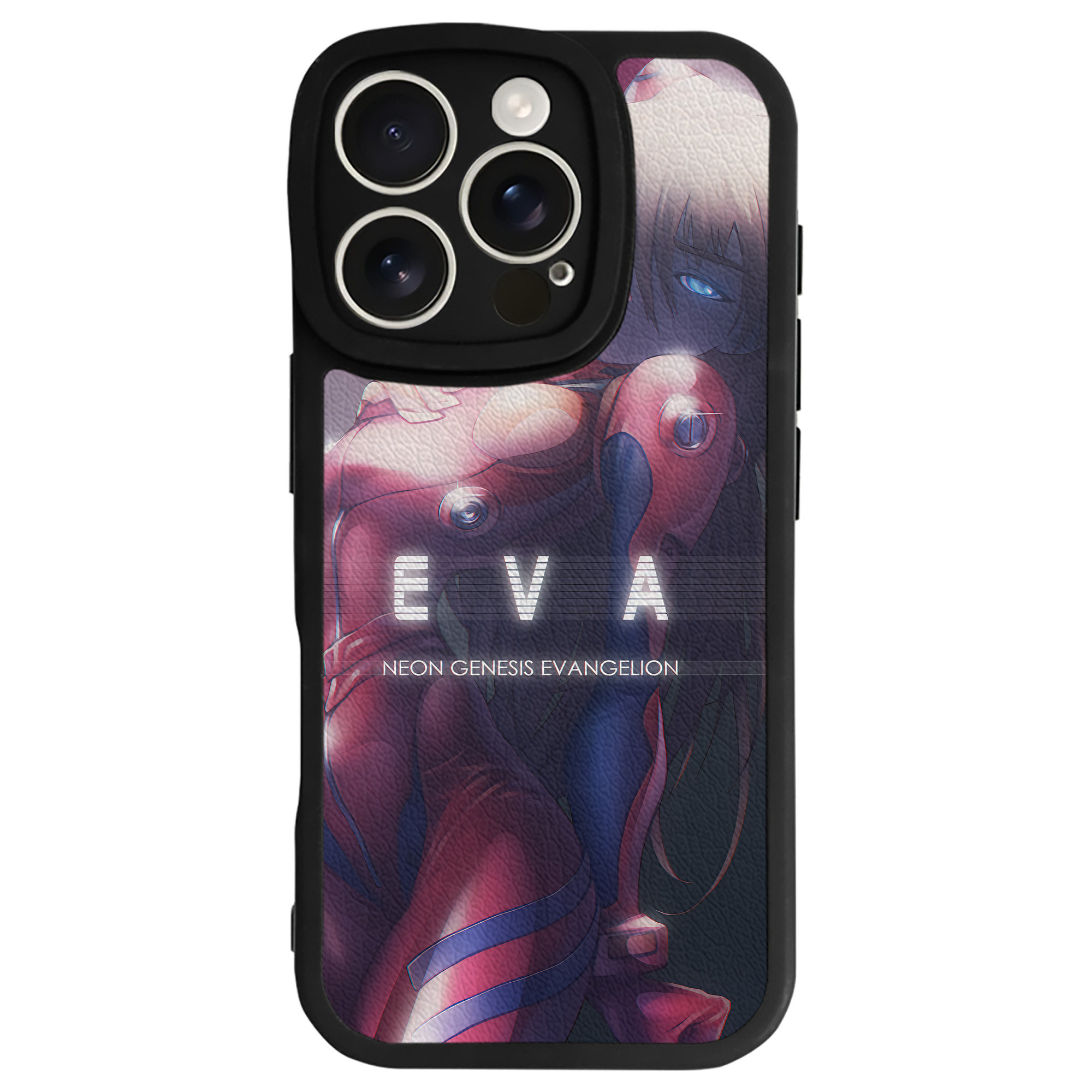 （画像用） EVA 新世紀エヴァンゲリオン 【iPhone 16シリーズ対応】シリコンスマホケース（レザー調） 材質：シリコン